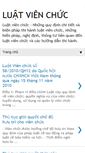 Mobile Screenshot of luatvienchuc.com